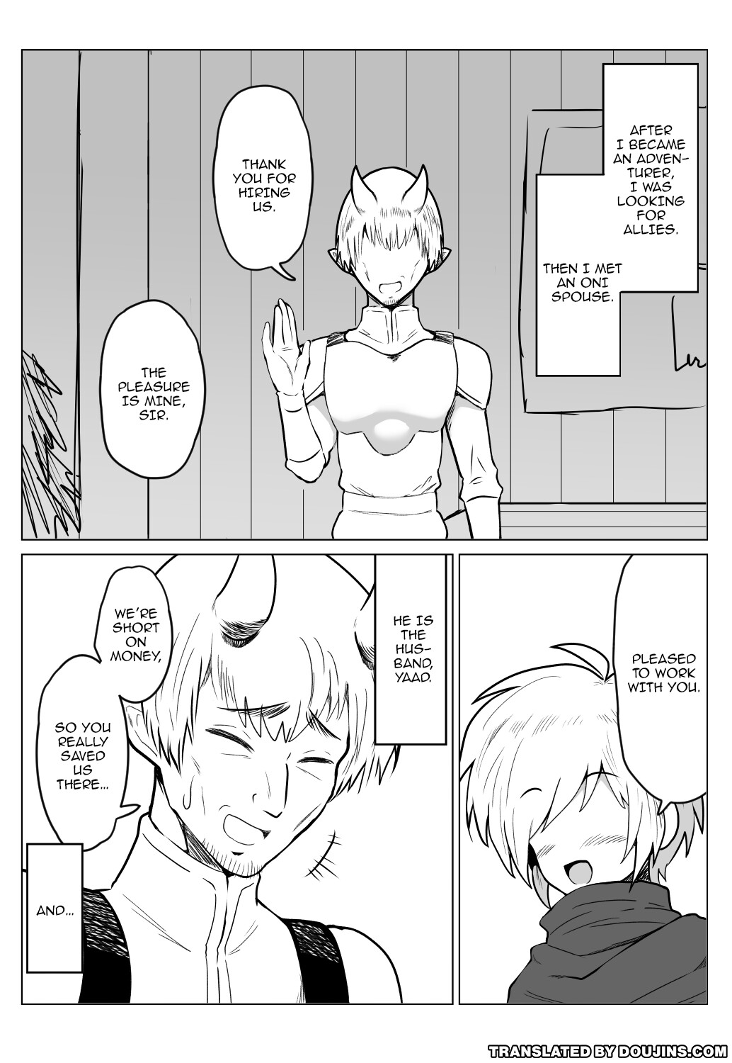 Hentai Manga Comic-Making The Buxom Female Warrior (Housewife) Fall Asleep To Creampie Her-Read-2